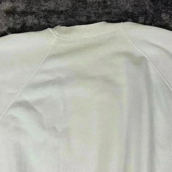 Vtg Hanes Activewear '36 Ford Sweatshirt Made In USA Size L/XL White Pullover - Picture 12 of 14